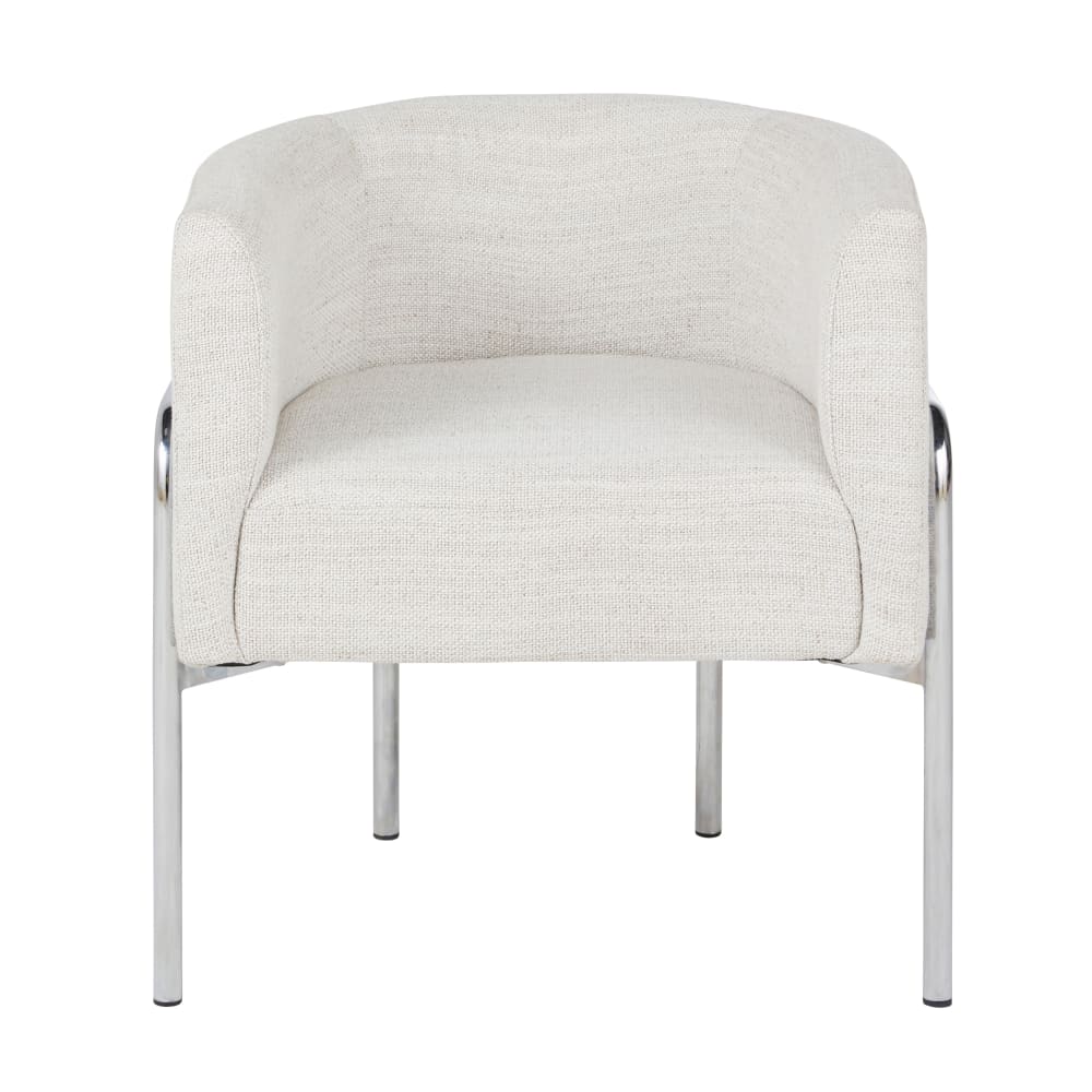 Stuhl mit Stoffbezug, beige - Maisons Du Monde