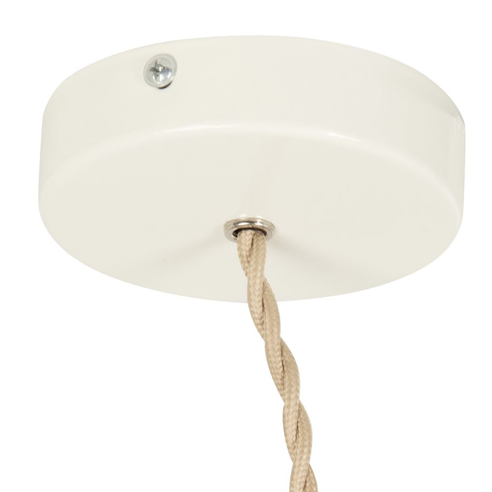 Suspension coquillage en céramique blanche D27 - Maisons du Monde