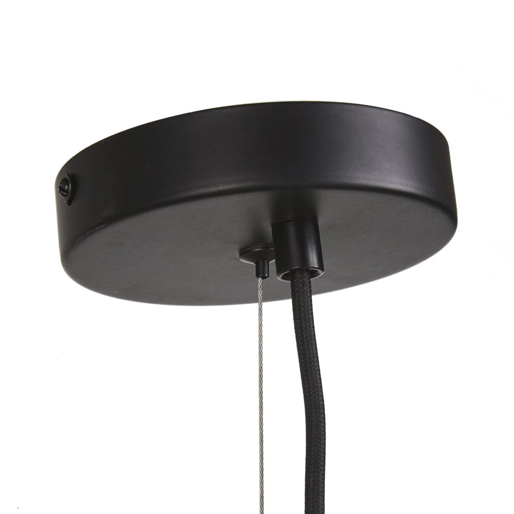 Suspension en métal filaire noir - Maisons du Monde