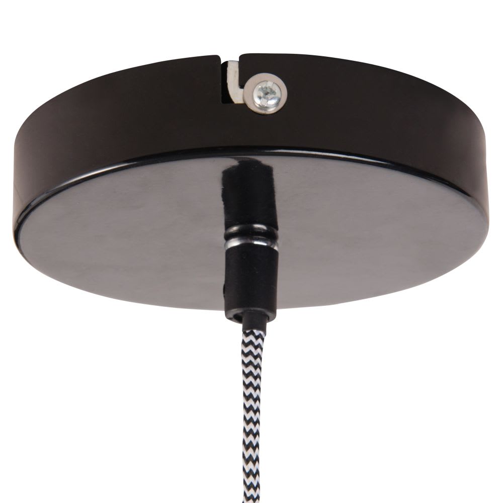 Suspension en métal noir - Maisons du Monde