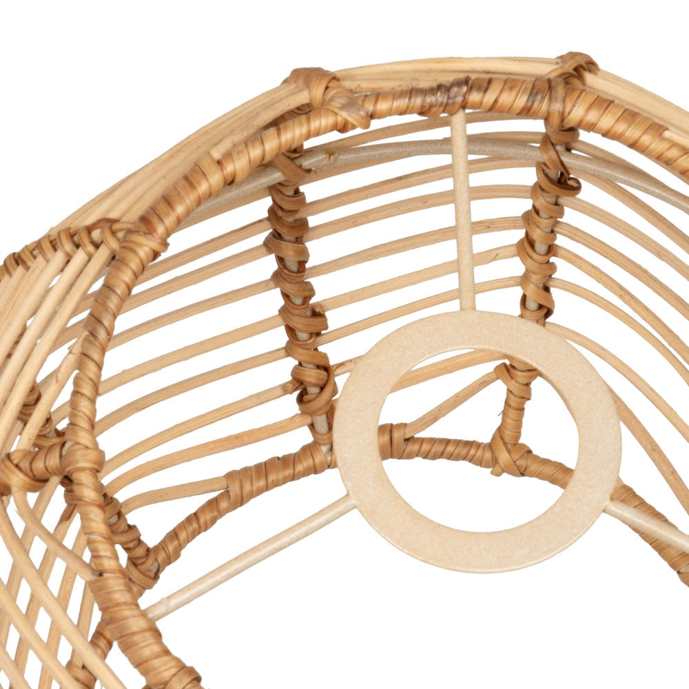Suspension en rotin beige et métal  H20 - Maisons du Monde