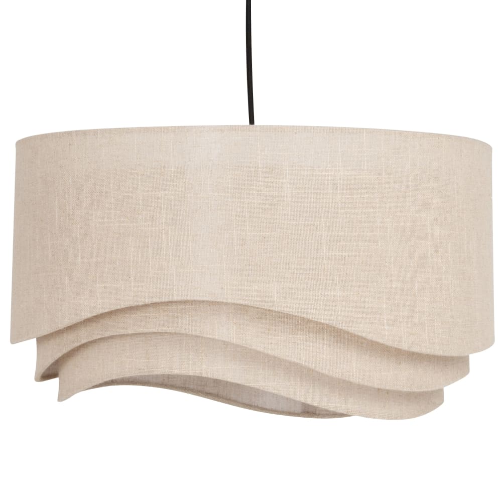 Suspension en tissu beige D50 - Maisons du Monde