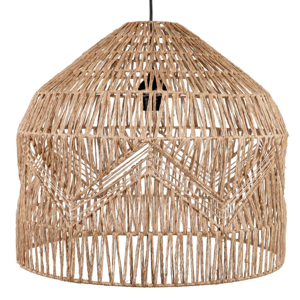 Suspension non électrifiée en jute, Ø51 cm