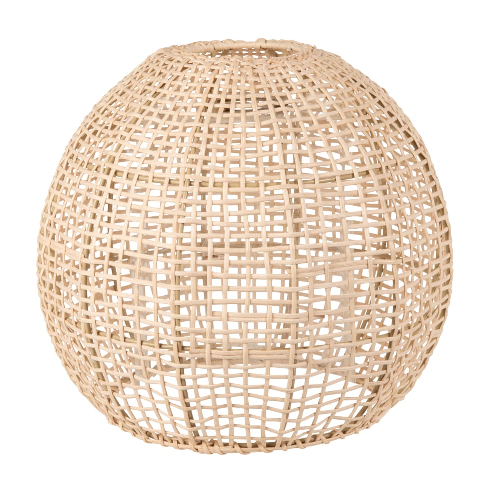 Suspension non électrifiée en rotin, Ø30 cm