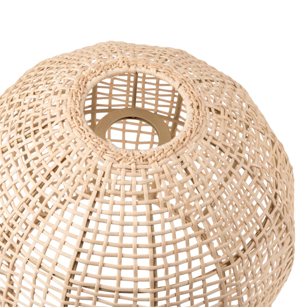 Suspension non électrifiée en rotin, Ø30 cm