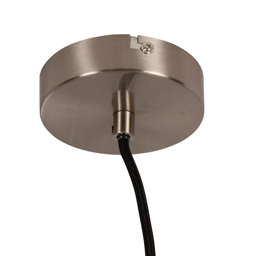 Suspension tube en métal chromé - Maisons du Monde