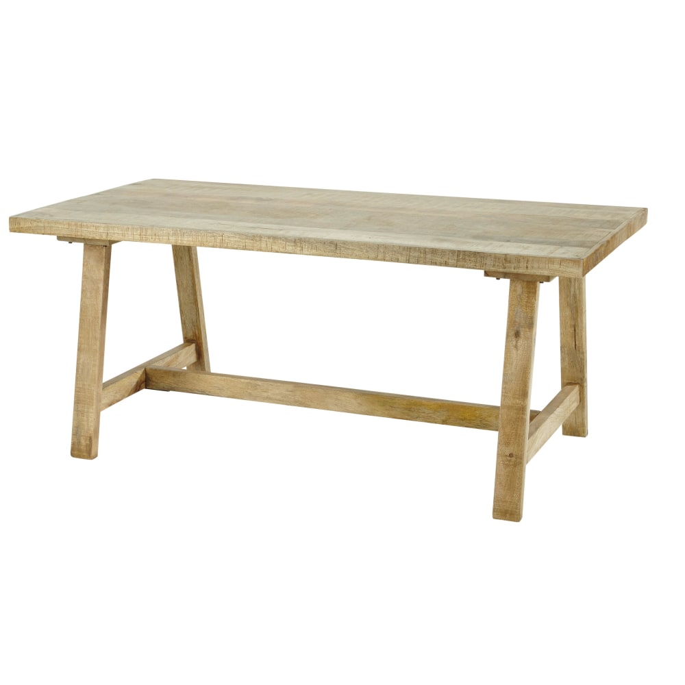 Table à manger en manguier 6/8 personnes L180 - Maisons du Monde