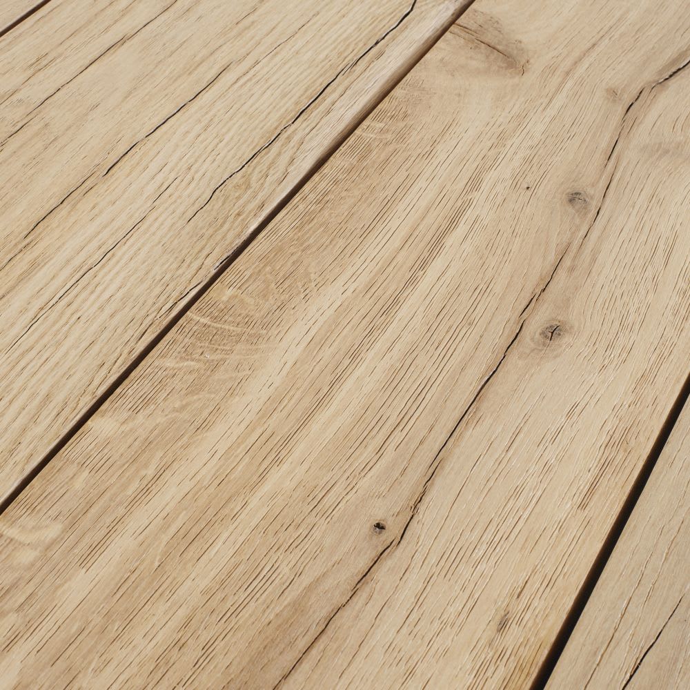 Table à manger en poutres de chêne massif 6/8 personnes L180 — vue 4
