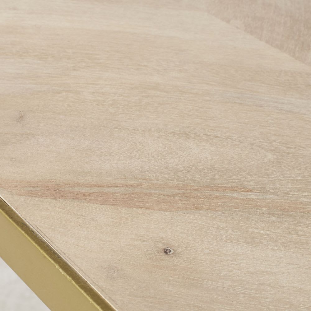 Table à manger ovale lattes en manguier 8/10 personnes L220 — vue 3