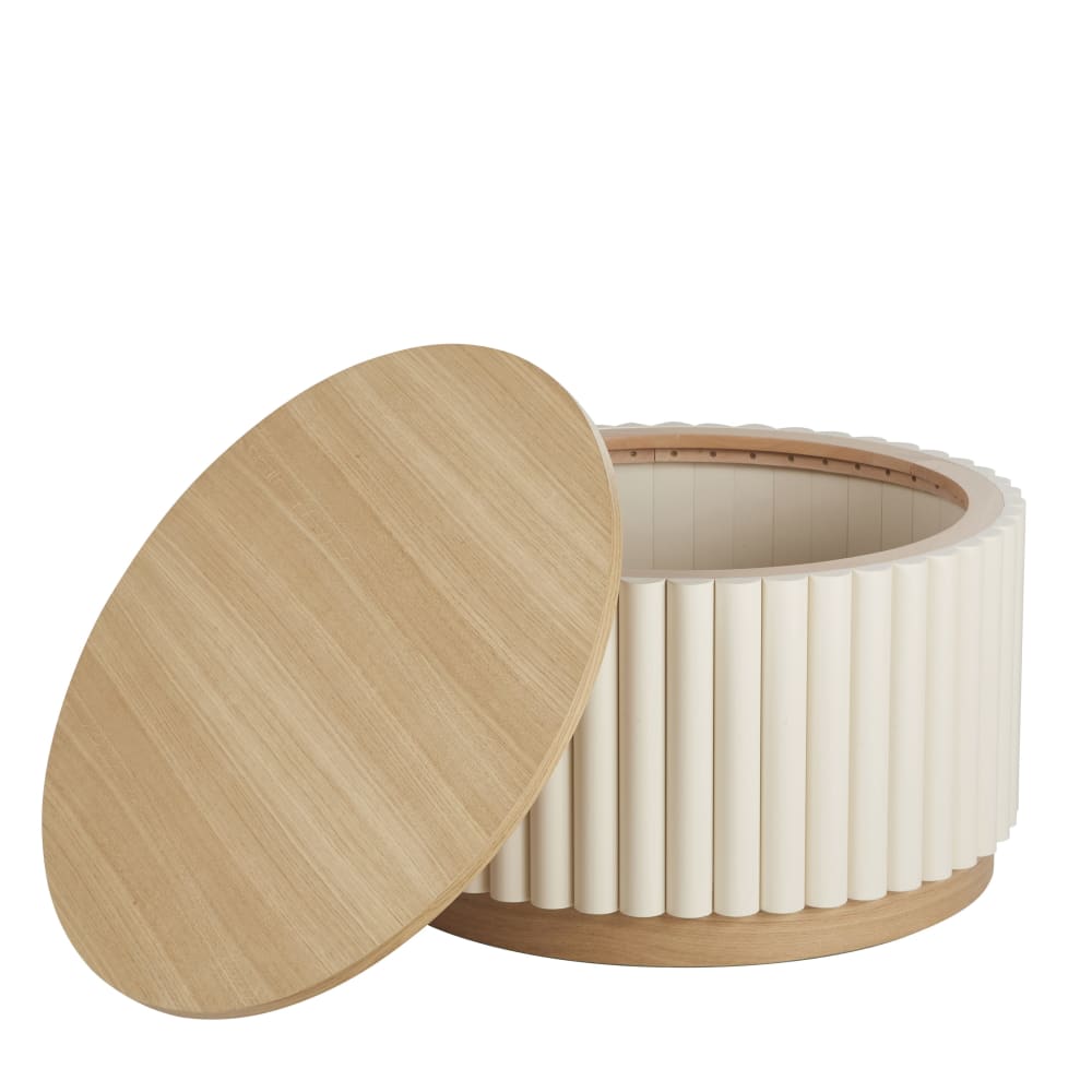 Table basse ronde plateau amovible D80 — vue 4