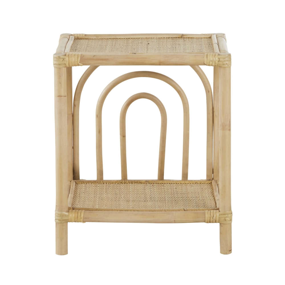 Table de chevet en rotin