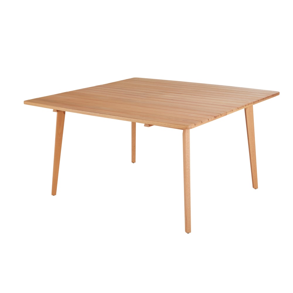 Table de jardin extensible en bois d'eucalyptus 6/8 personnes L100/140 — vue 4