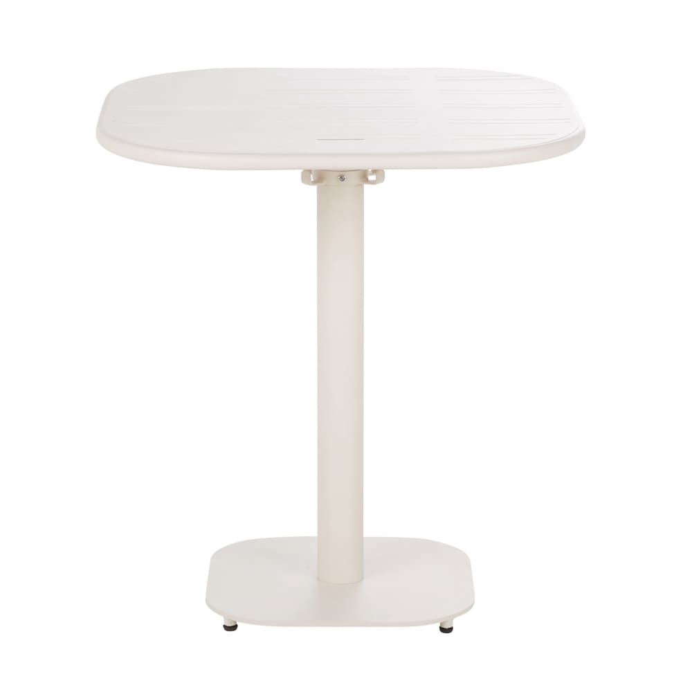 Table de restaurant en acier coloris argile 2 personnes L70