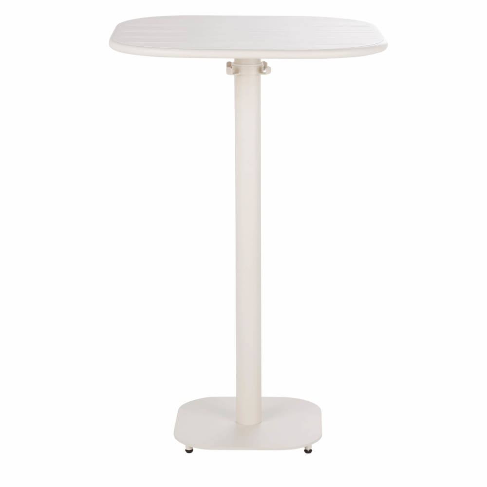 Table haute de restaurant en acier argile 2 personnes L70