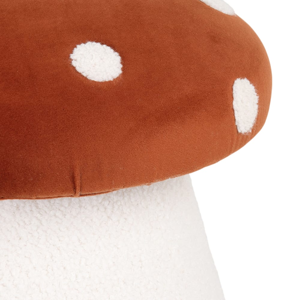 Tabouret champignon marron et blanc (Maisons du Monde) - Image 1