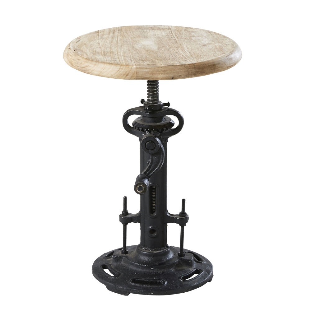 Tabouret réglable en - fonte