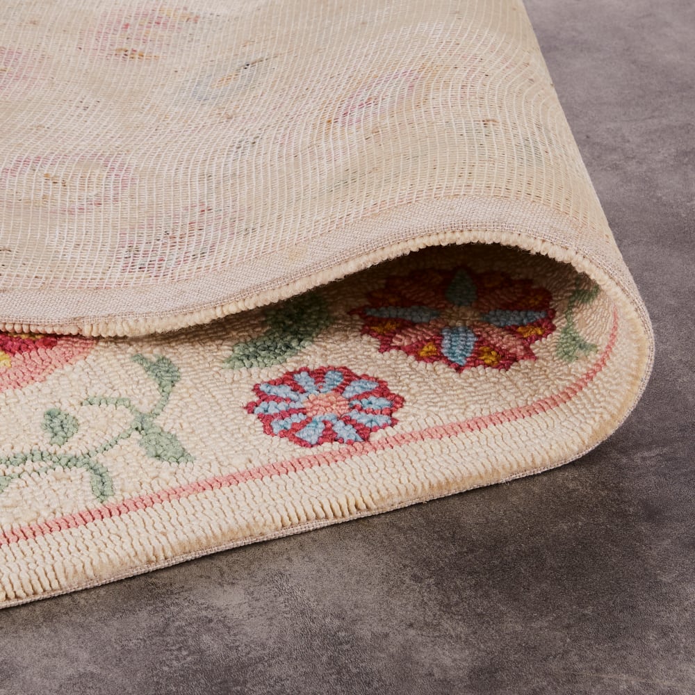 Tapis d'extérieur écru et motifs multicolores 160x230 — vue 4