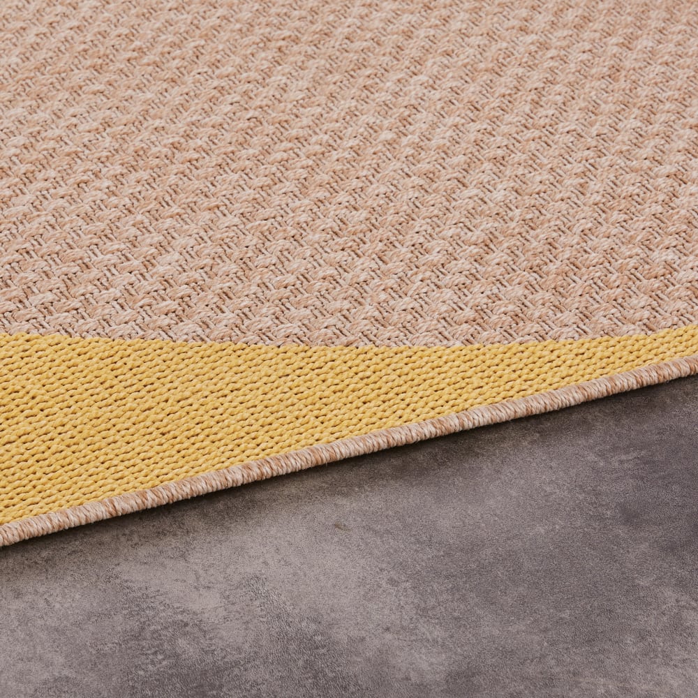Tapis d'extérieur tissé motifs bicolores 180x270 — vue 3