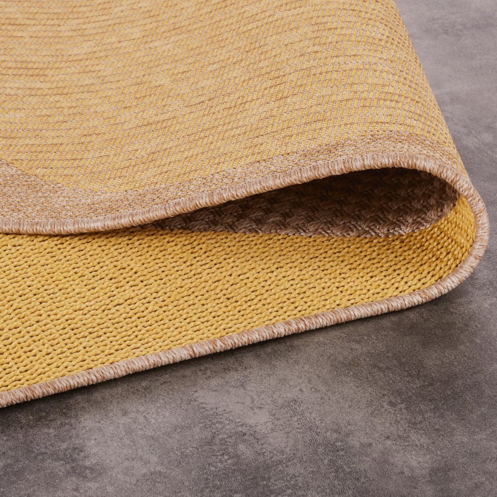Tapis d'extérieur tissé motifs bicolores 180x270 — vue 4