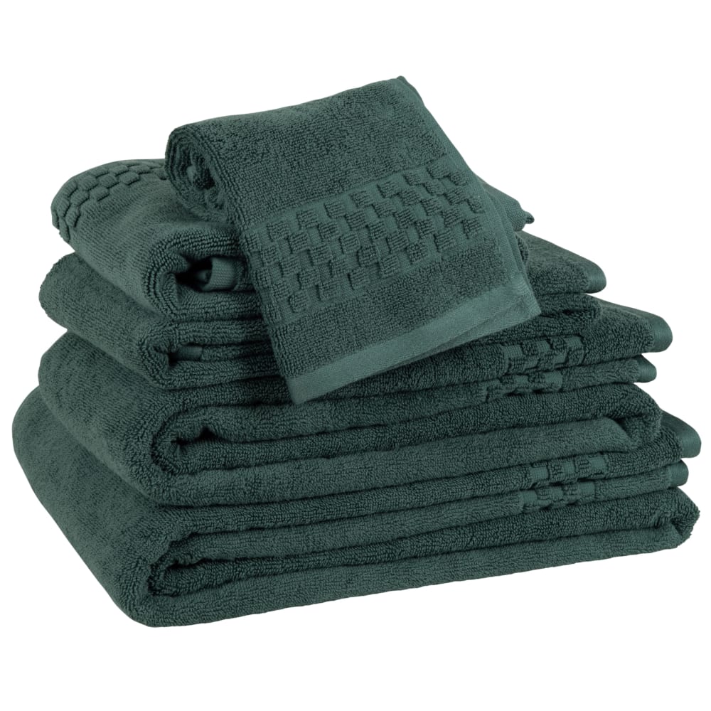 Tapis de bain en coton biologique vert 50x70 - Maisons du Monde