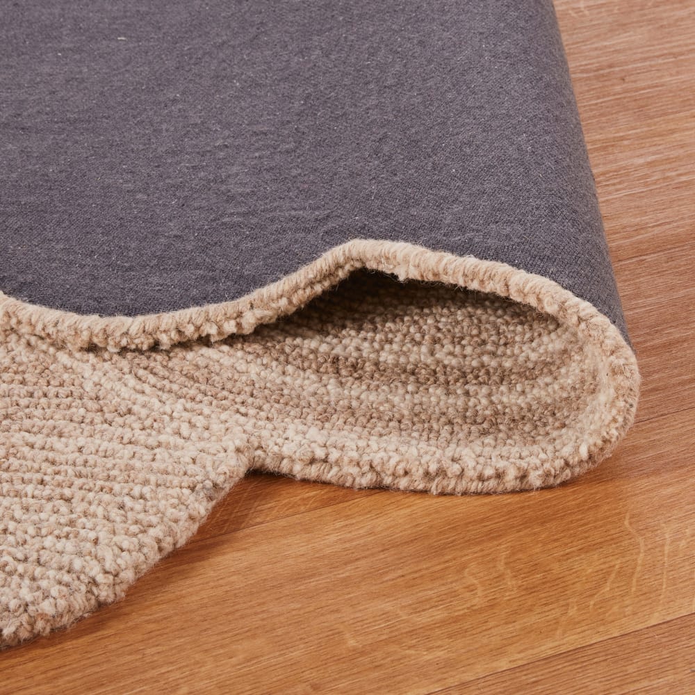 Tapis en laine tuftée beige, 160x230 cm — vue 4