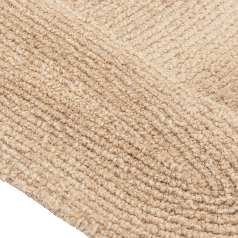 Tapis en laine tuftée beige, 90x150 cm — vue 3