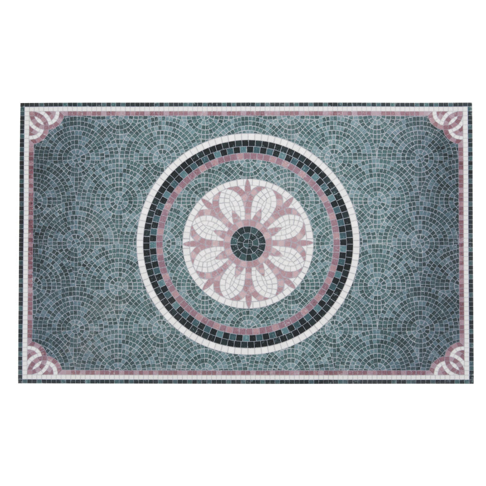 Tapis en vinyle imprimé effet mosaïque 50X80