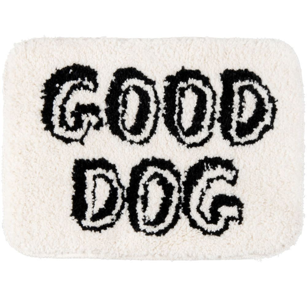 Tapis noir et blanc 40x30