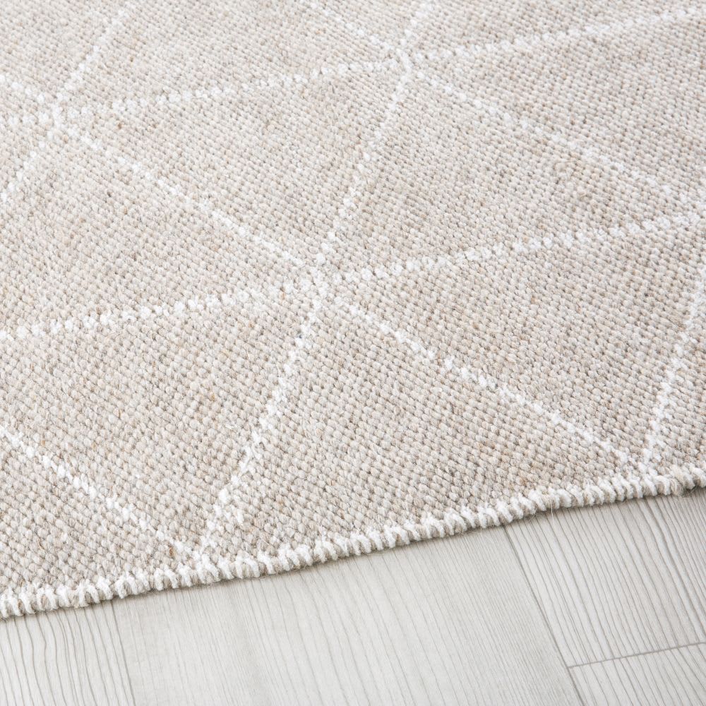 Tapis réversible tissé motifs graphiques, 160x230 cm — vue 3