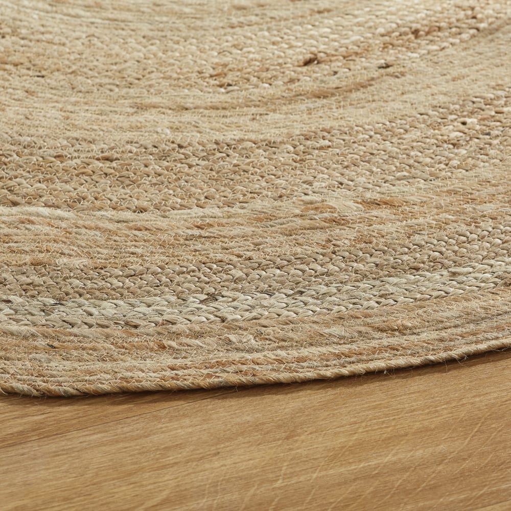 Tapis rond en jute tressé, Ø150 cm — vue 3