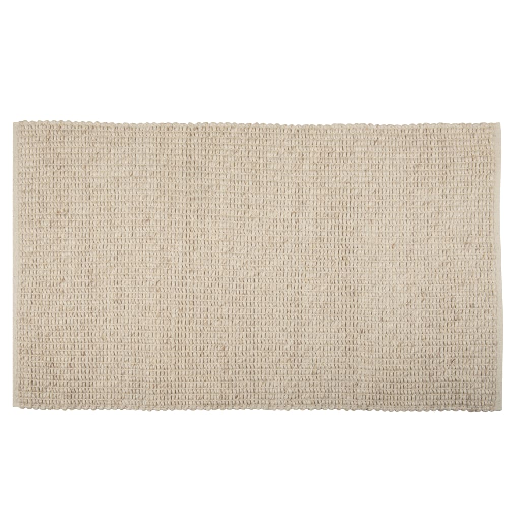 Tapis tissé beige, 90x150 cm