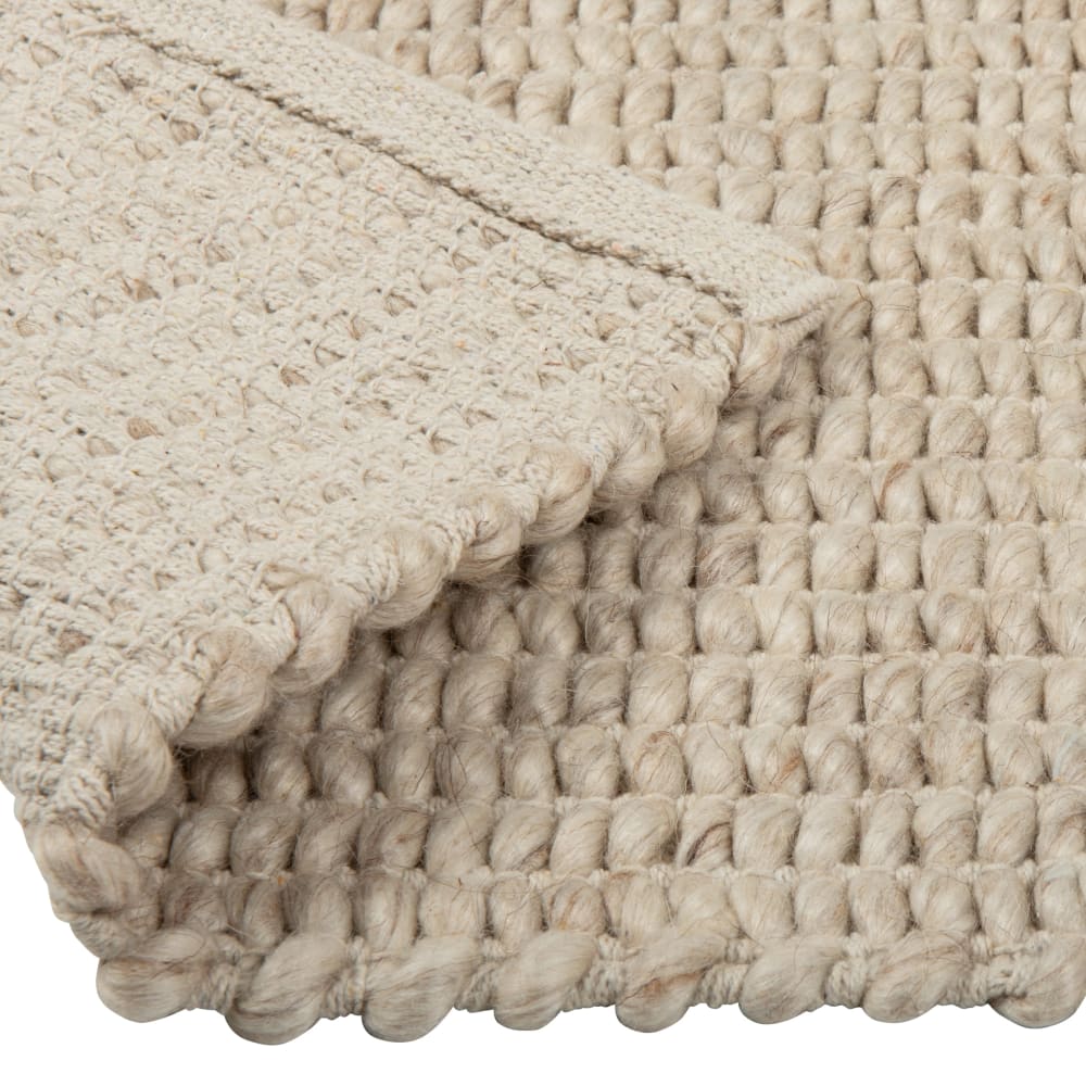 Tapis tissé beige, 90x150 cm — vue 4