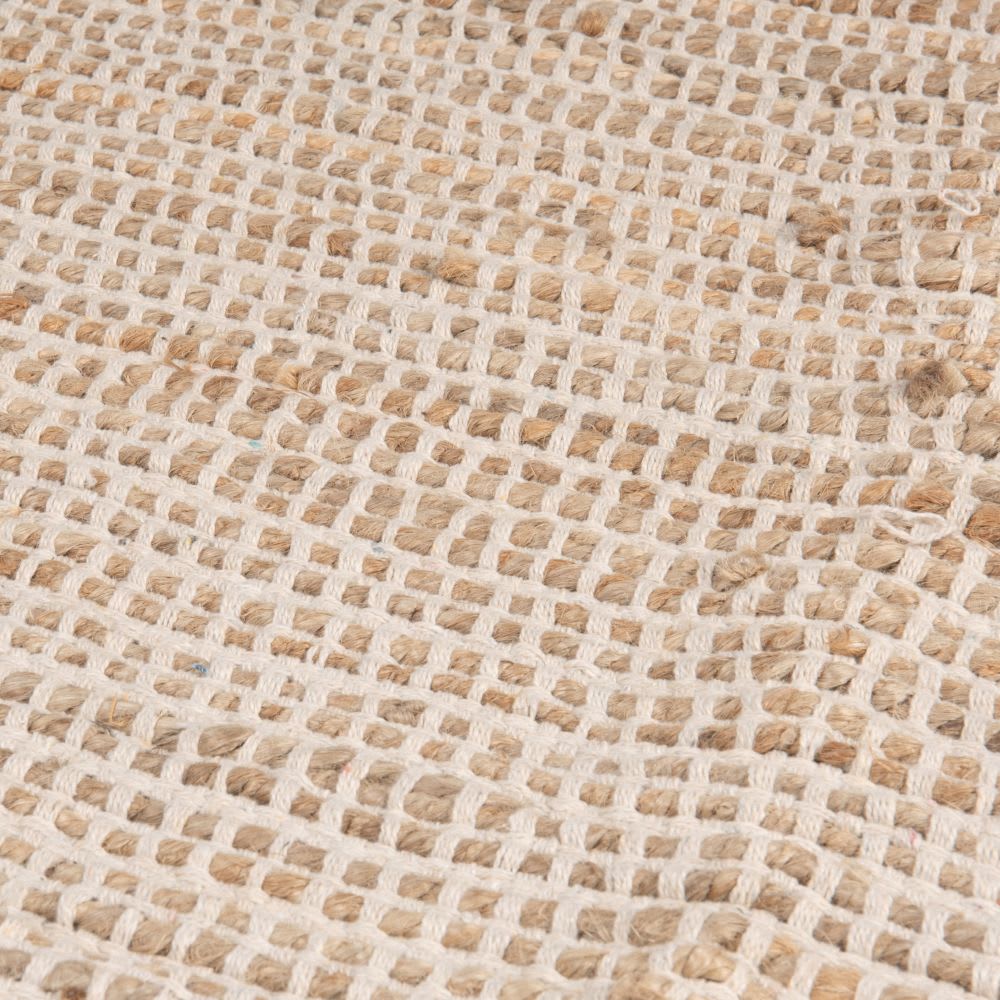 Tapis tissé en jute et coton, 160x230 cm — vue 3