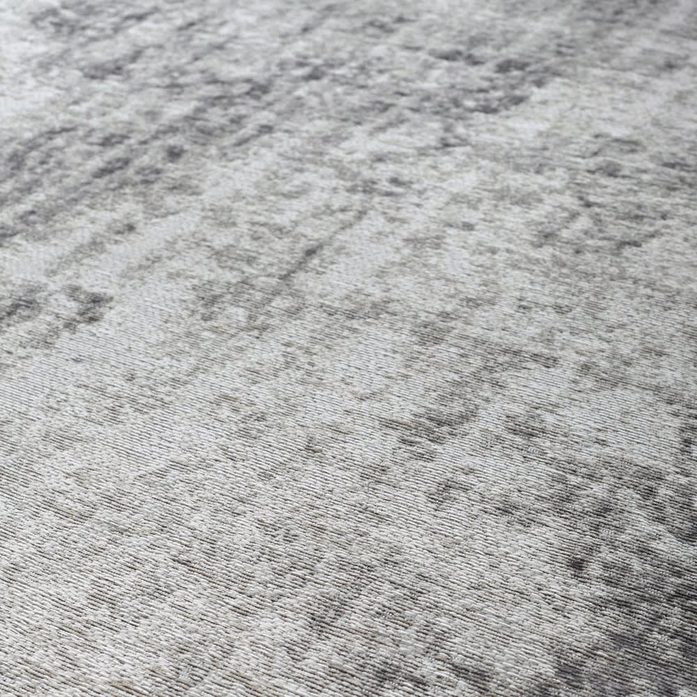 Tapis tissé jacquard gris, 155x230 cm — vue 3