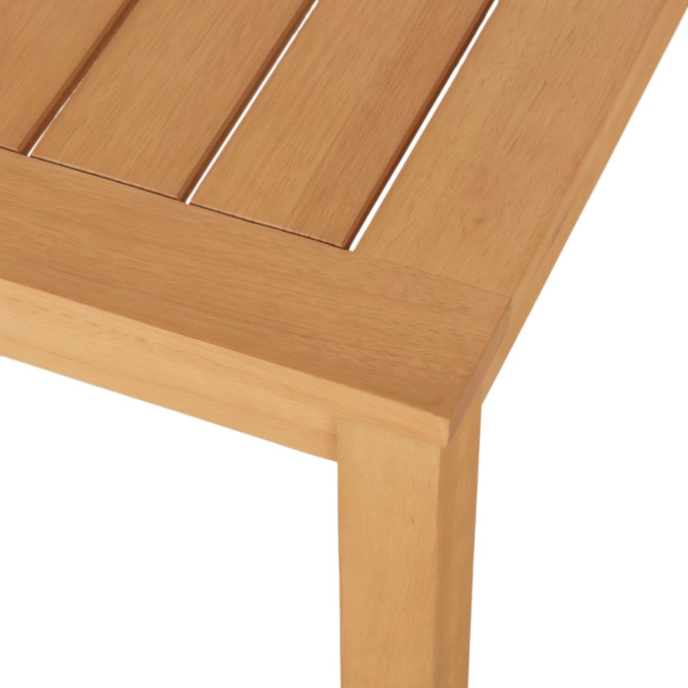 Tavolino basso da giardino in legno di eucalipto 80 cm - Maisons