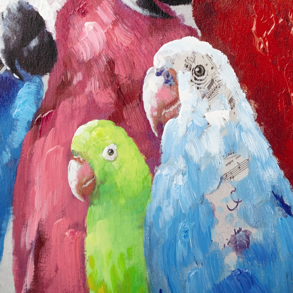 Tela com papagaios multicoloridos, 70x200 cm - Maisons Du Monde