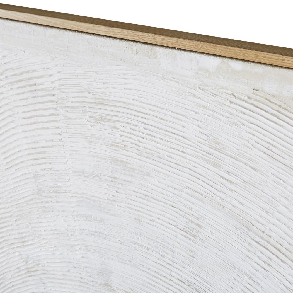 Tela pintada de branco, 153x123 cm - Maisons Du Monde