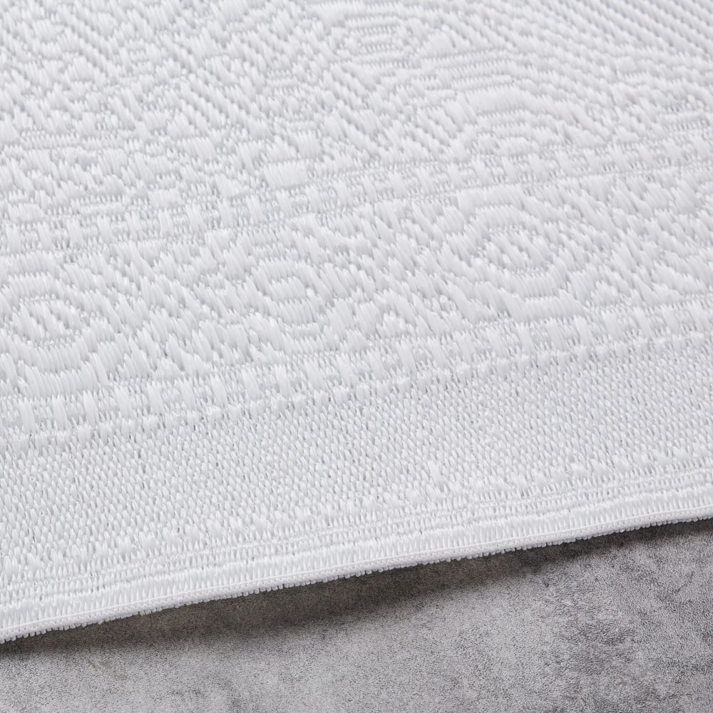 Teppich aus Polypropylen, weiß, 180x270cm - Maisons Du Monde