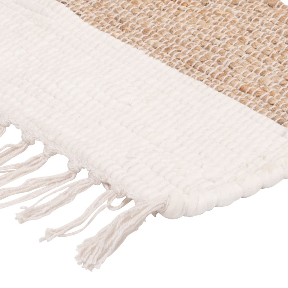 Teppich, weiß und beige 90x150 - Maisons Du Monde