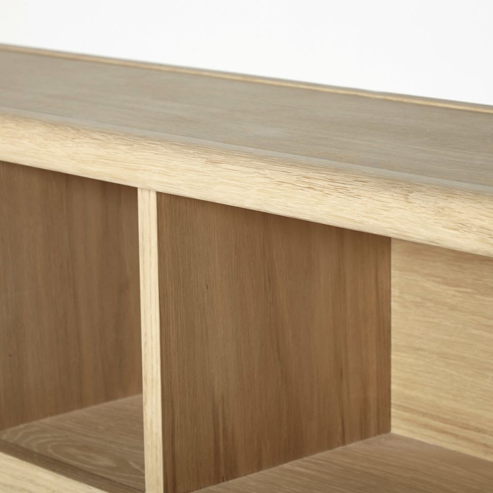 Tête de lit en chêne pour couchage 160 avec rangements — vue 4