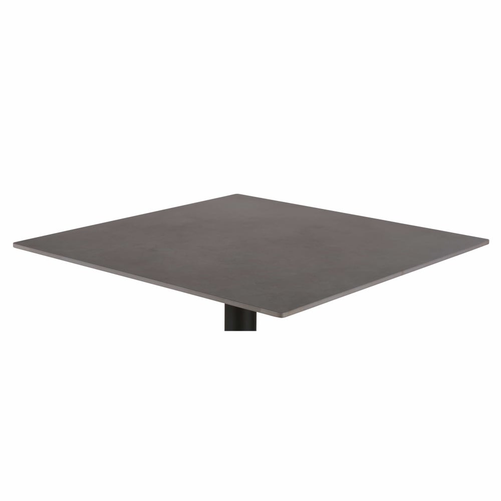Tischplatte aus Steinverbundstoff, grau 80cm - Maisons Du Monde