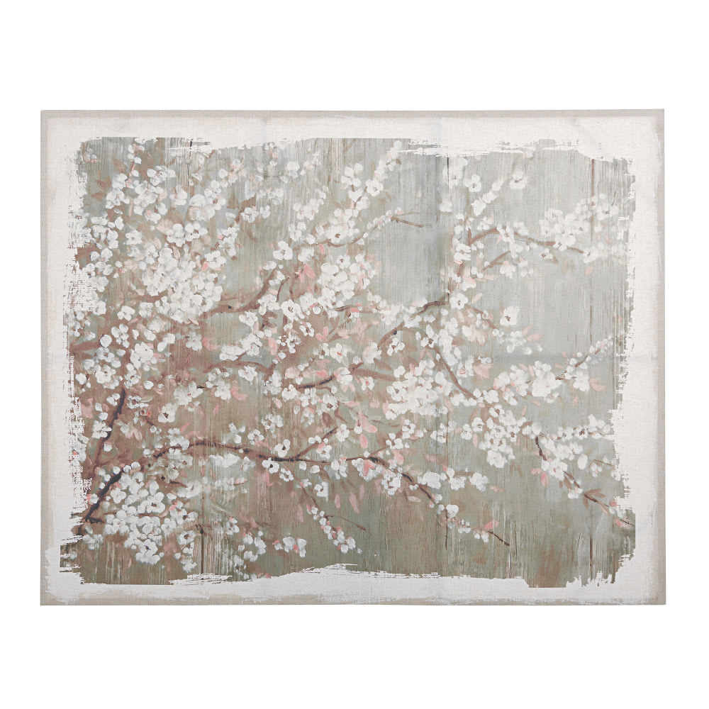 Toile en lin imprimé floral, 152x122 cm — Beyit