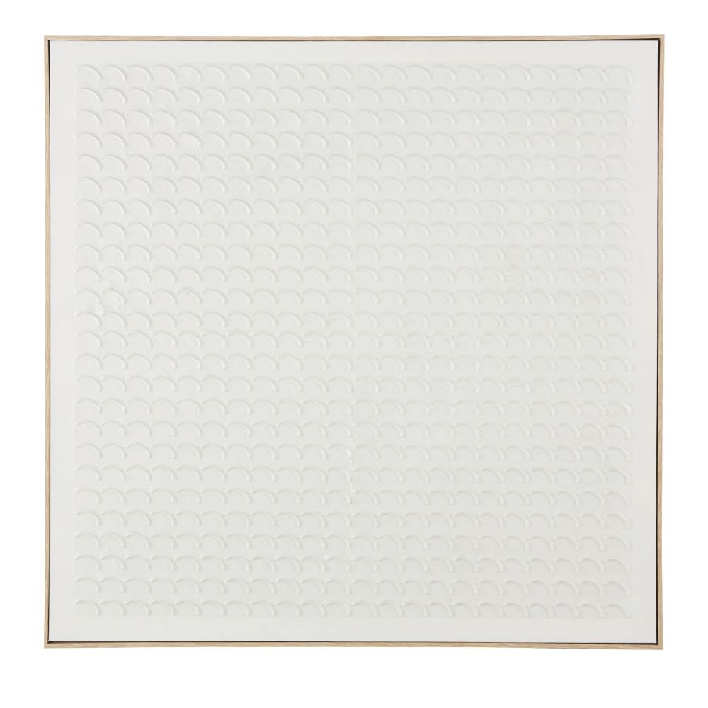 Toile peinte blanche, 100x100 cm — Beyit