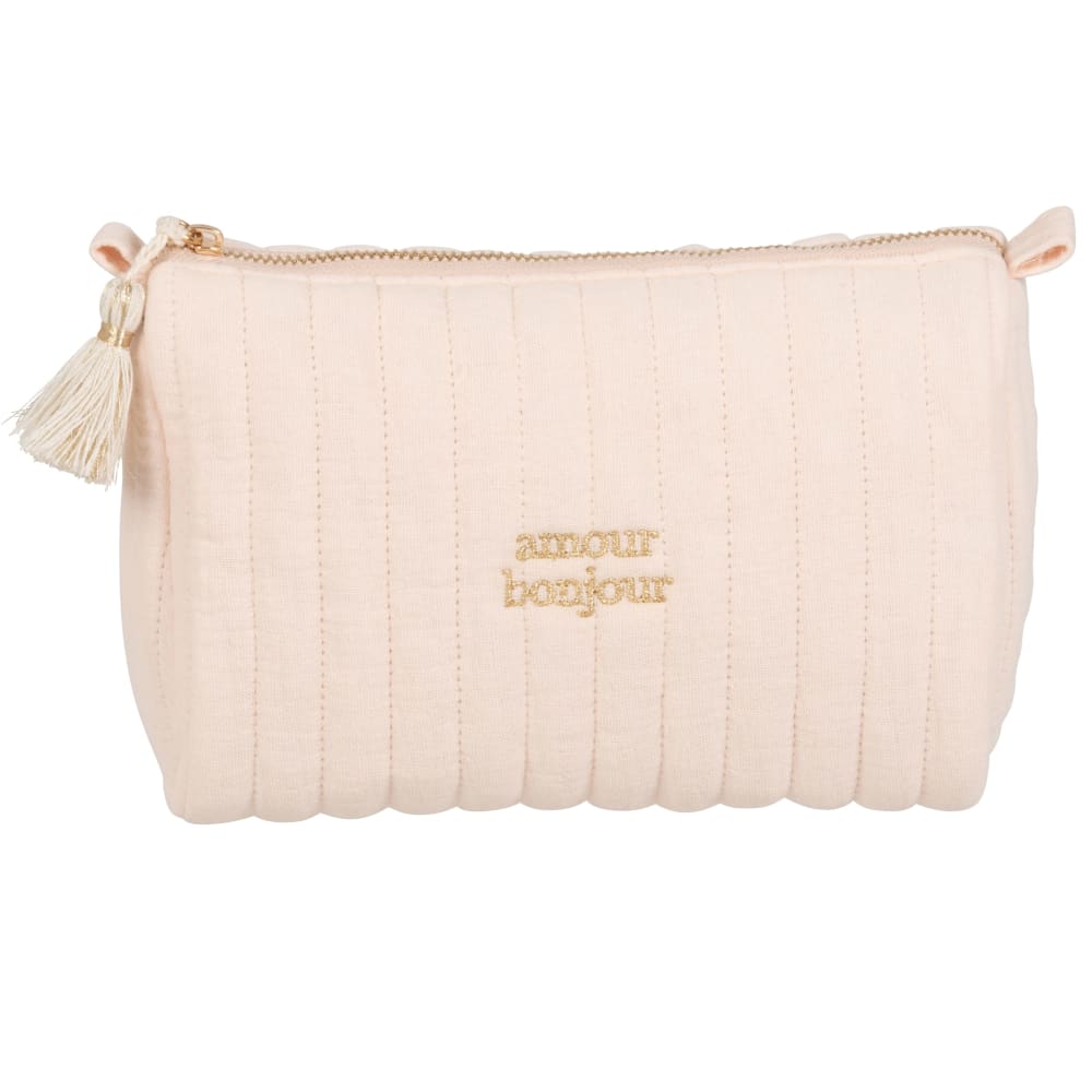 Trousse rose poudrée