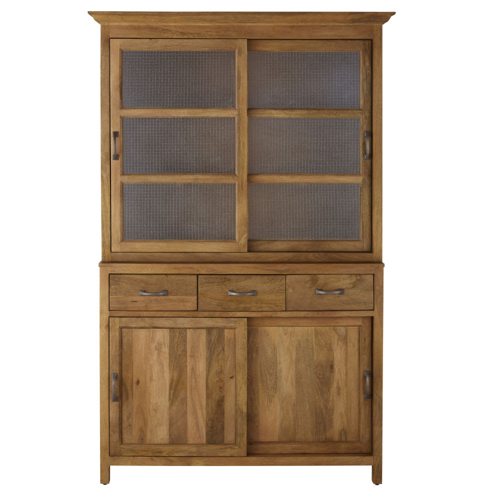 Vaisselier 4 portes coulissantes 3 tiroirs L88