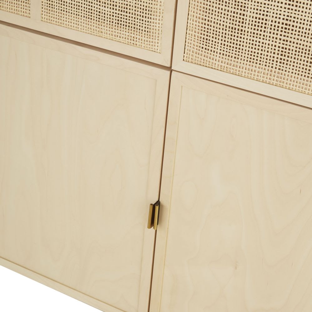Vaisselier 4 portes placage bouleau L88 — vue 4