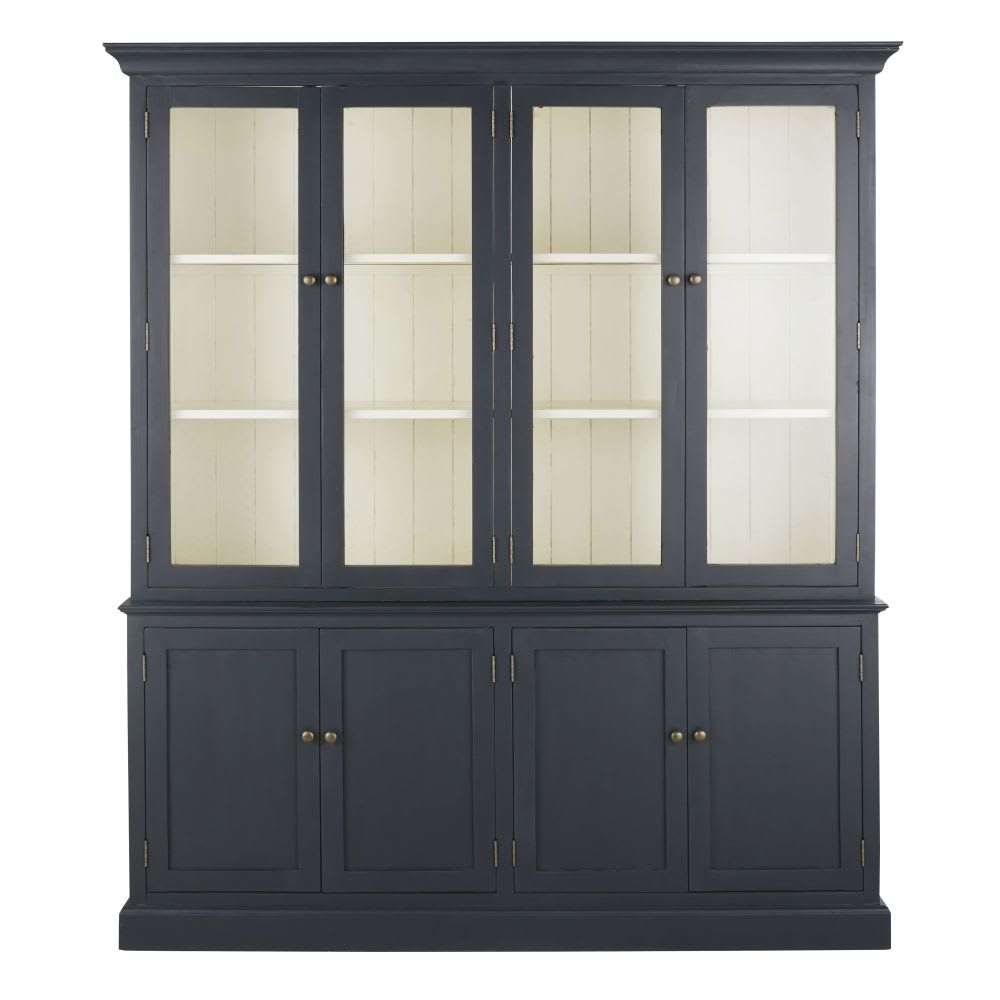 Vaisselier gris anthracite, L120 cm Vaisselier gris anthracite, L120 cm