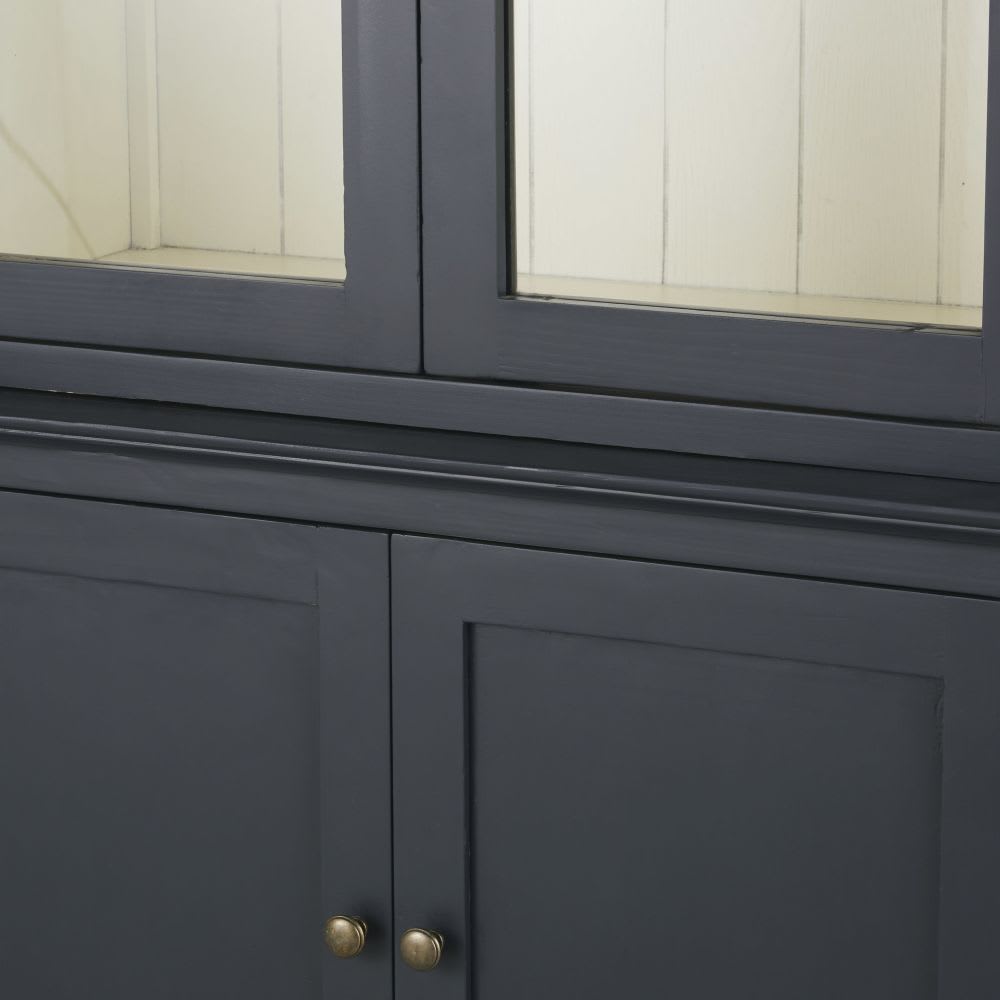 Vaisselier gris anthracite, L120 cm