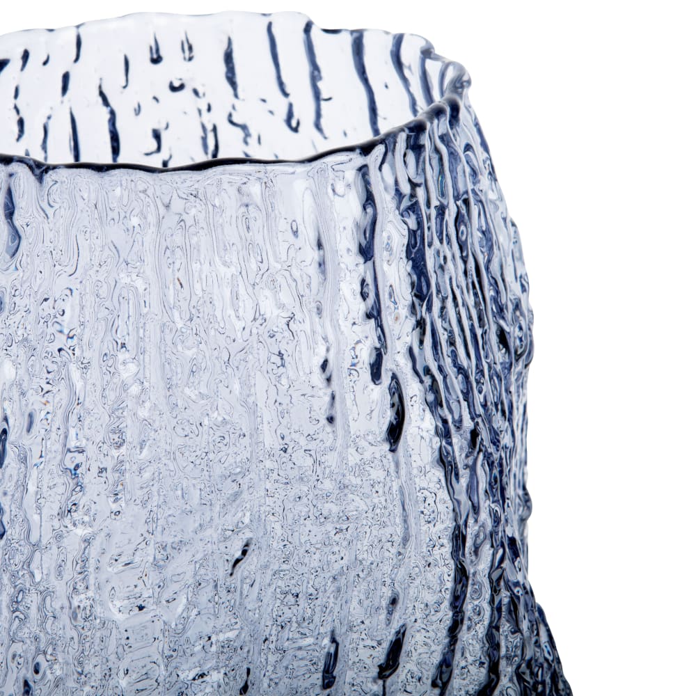 Vase aus Glas, hellblau H25 - Maisons Du Monde