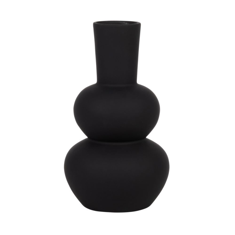 Vase en dolomite noire H20